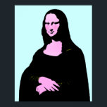 Mona Lisa Pop Art Stil Poster<br><div class="desc">* Konst stil i Mona Lisa porträtt. Finns i flera storleka alternativ. Ändra även bakgrunden till färg i den här! * Den här poster är tillgänglig i flera storlekar och pappra typer. Använda knappen CUSTOMIZE IT för att komma igång. ****.En ny redigering av Leonardo da Vinci-konsten. (Mona Lisa) **** Vid...</div>