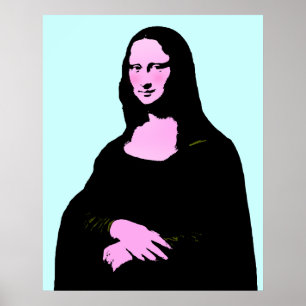 Mona Lisa Pop Art Stil Poster
