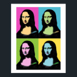Mona Lisa - Pop Art Stil Poster<br><div class="desc">Mona Lisa är stiliserad i Pop Art och hennes berömd leende är också färgat. För älskare med poppkonst. När det gäller Leonardo Da Vinci-målningen är det konsten som har blivit ombelagd!</div>