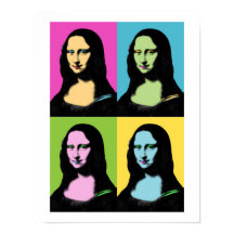 Mona Lisa - Pop Art Stil