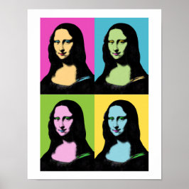 Mona Lisa - Pop Art Stil Poster