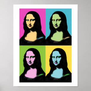 Mona Lisa - Pop Art Stil Poster
