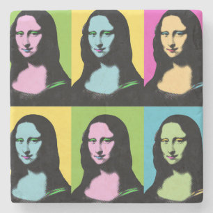 Mona Lisa - Pop Art Stil Stenunderlägg