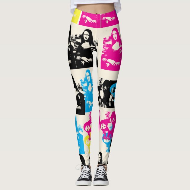Mona Lisa POP Leggings (Framsida)