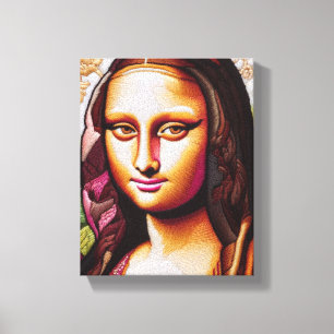 Mona Lisa Porträtt / Kanvastryck för målning