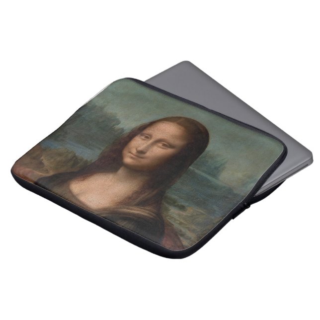 Mona Lisa Porträtt Laptop Fodral (Framsida topp)