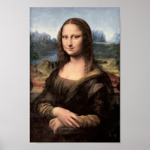 Mona Lisa Porträtt / måla Poster