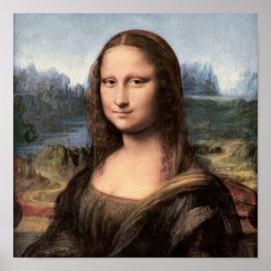 Mona Lisa Porträtt / måla Poster