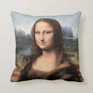 Mona Lisa porträtt/målning Kudde