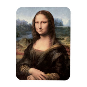 Mona Lisa porträtt/målning Magnet