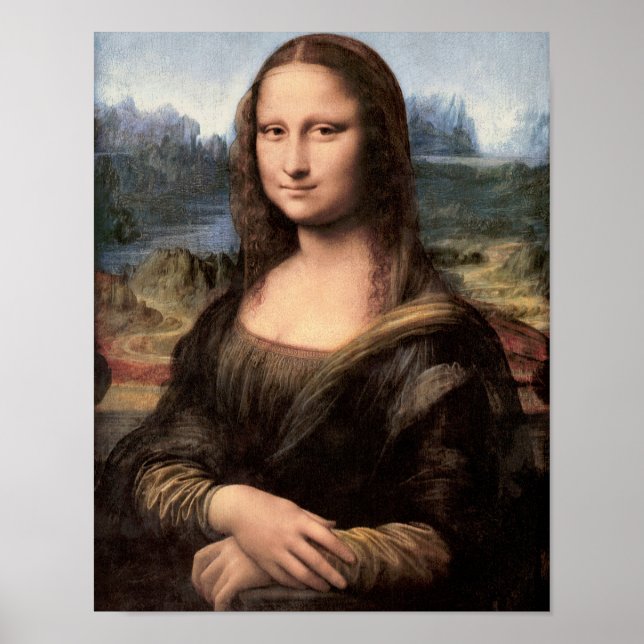 Mona Lisa Porträtt / Målning Poster (Framsidan)