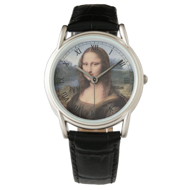 Mona Lisa Porträtt Painting Armbandsur (Framsida)