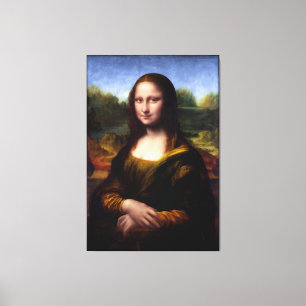 Mona Lisa (Porträtt till Lisa Gherardini) Canvastryck