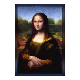 Mona Lisa (Porträtt till Lisa Gherardini) Fototryck