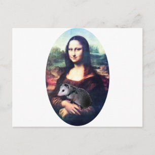 Mona Lisa Possum Vykort