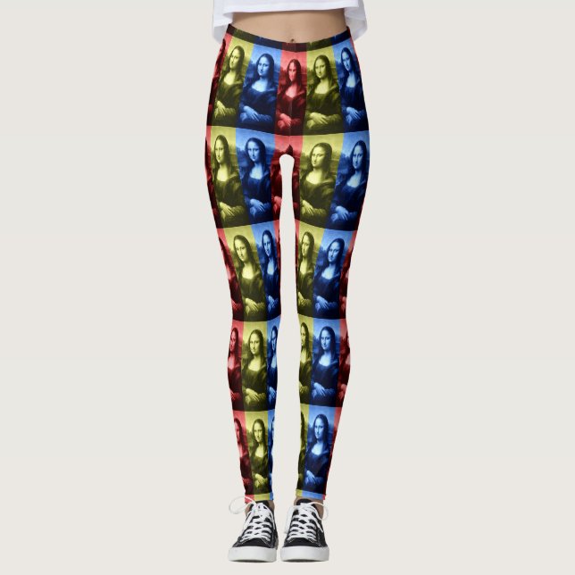 Mona Lisa primära färger Leggings (Framsida)