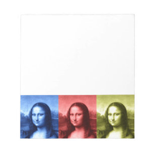 Mona Lisa Primary Färg Anteckningsblock