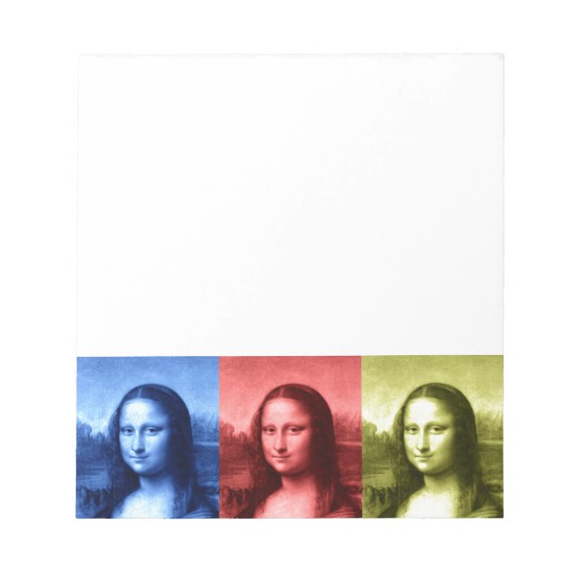 Mona Lisa Primary Färg Anteckningsblock (Framsida)