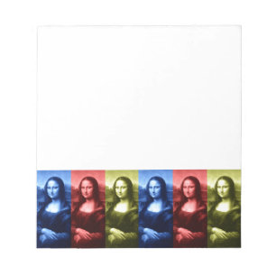 Mona Lisa Primary Färg Anteckningsblock