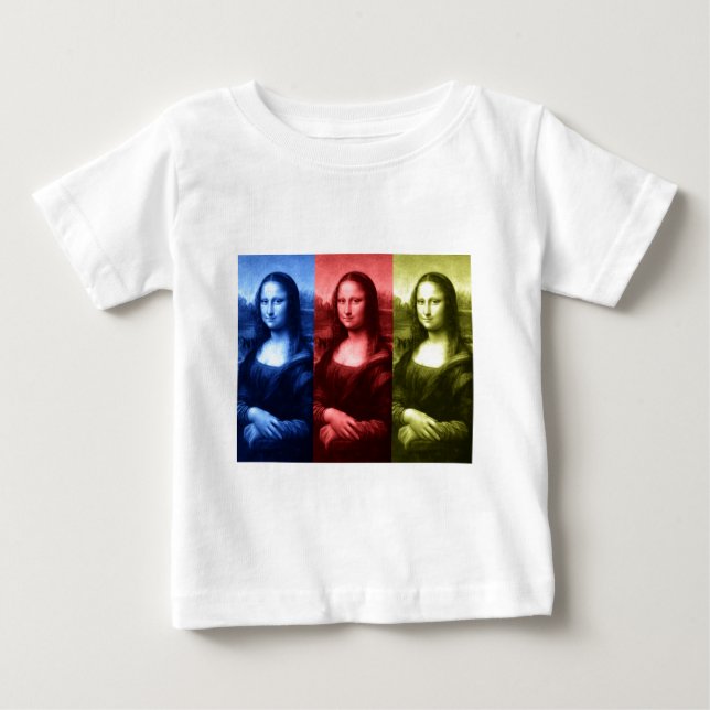 Mona Lisa Primary Färg T-shirt (Framsida)