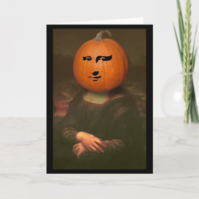 Mona Lisa pumpa Kort (Framsida)