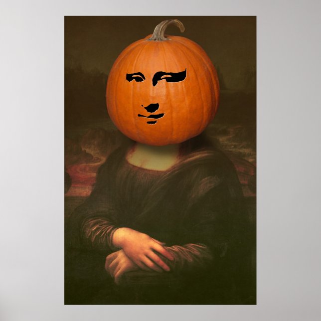 Mona Lisa Pumpkin Poster (Framsidan)