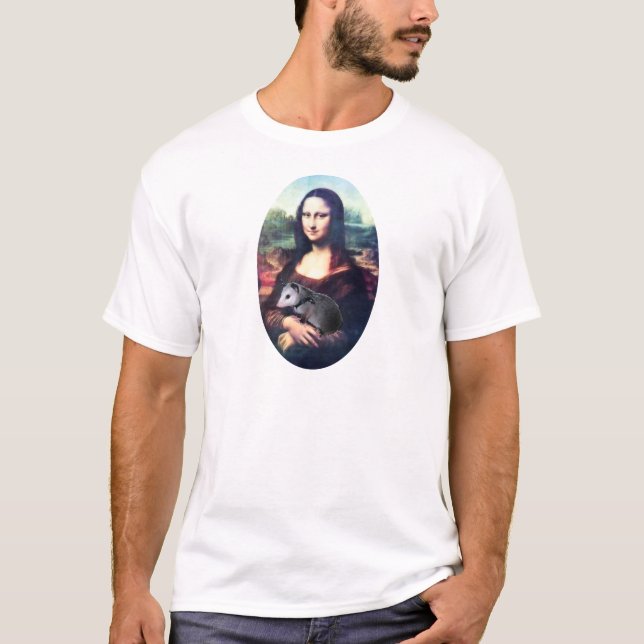 Mona Lisa pungråtta T Shirt (Framsida)