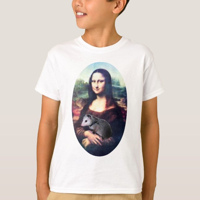 Mona Lisa pungråtta T-shirt (Framsida)