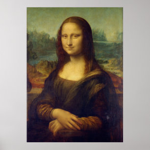 Mona Lisa Reproduction Print - Da Vinci Print Poster