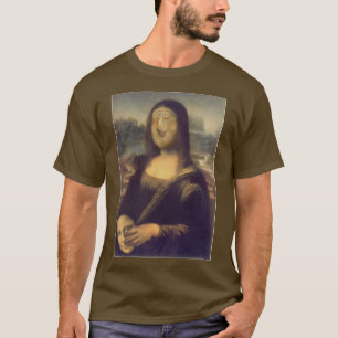 Mona Lisa Roligt Ansikte T Shirt
