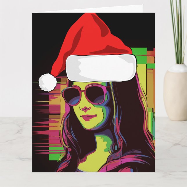 MONA LISA ROLIGT JULKORT KORT (Framsida)