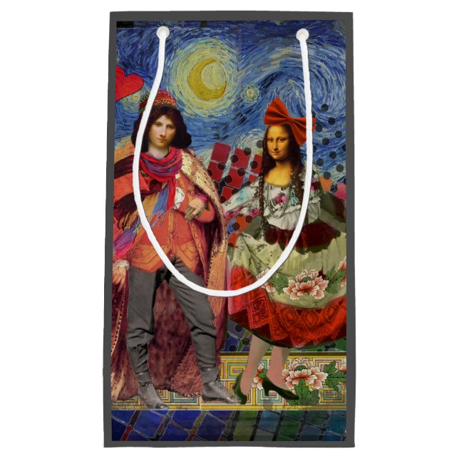 Mona Lisa Romantisk Rollig Färgrik Konst (Framsidan)