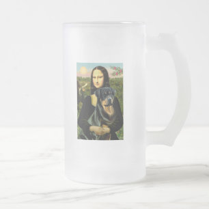 Mona Lisa - Rottweiler (#3) Frostat Ölglas