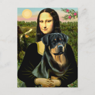 Mona Lisa - Rottweiler (#3) Vykort