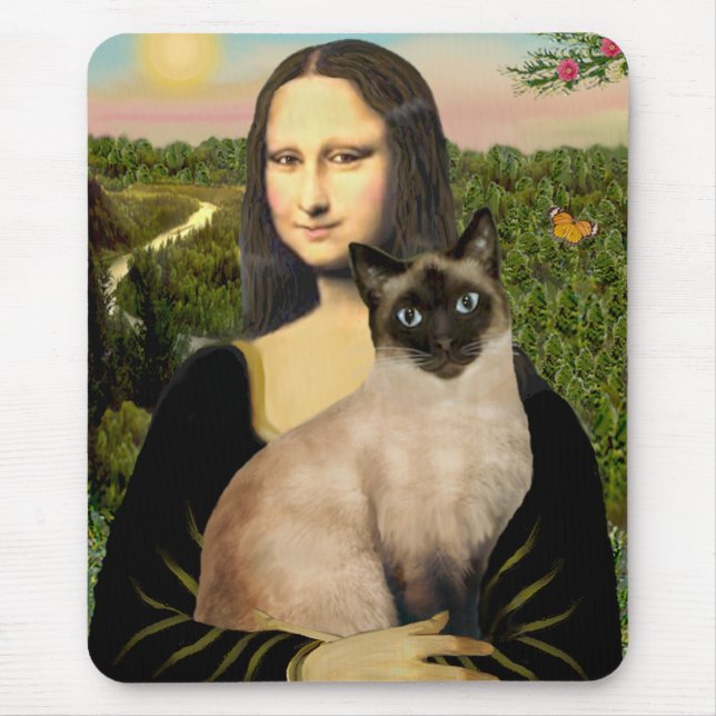 Mona Lisa - Seal Point Siamese katt Musmatta (Framsidan)