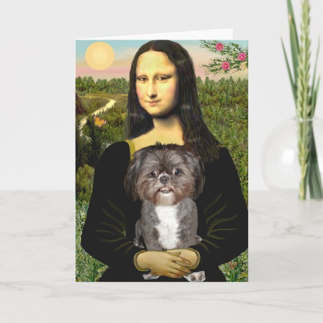 Mona Lisa - Shih Tzu (M) Kort (Framsida)