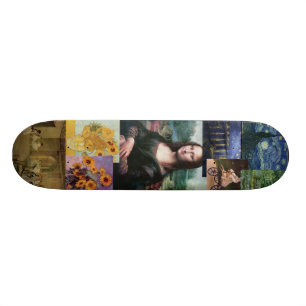 Mona Lisa Skateboard Bräda 19,5 Cm