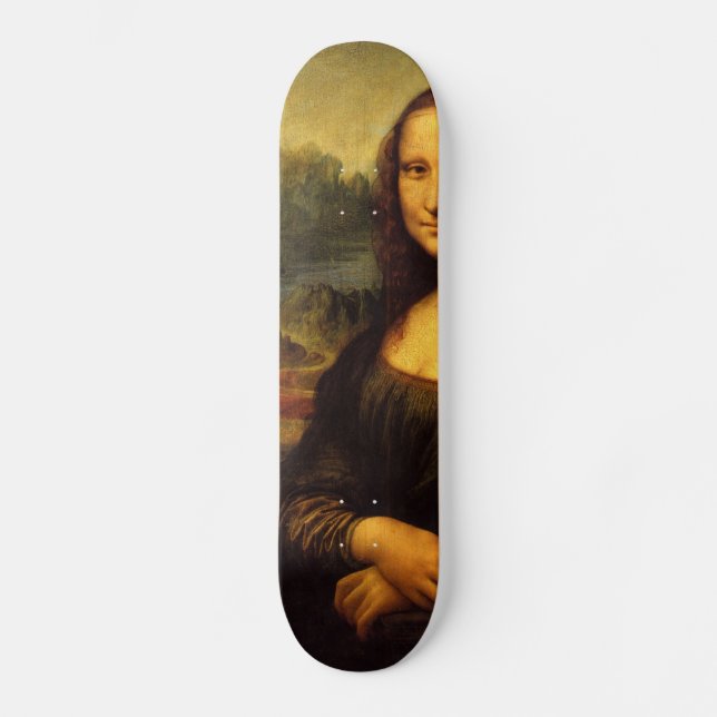 Mona Lisa Skateboard Bräda 19,5 Cm (Framsida)