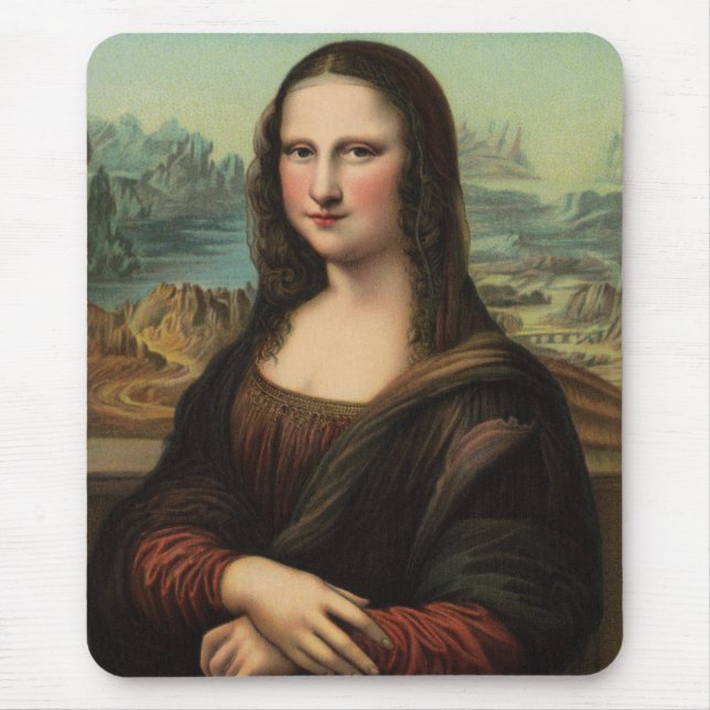 Mona Lisa Smile Mousepad Musmatta (Framsidan)
