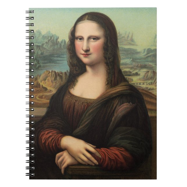 Mona Lisa Smile Notebook Anteckningsbok (Framsidan)