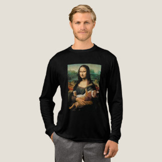 Mona Lisa som håller en katt T Shirt