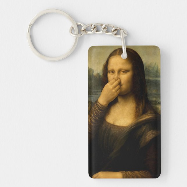Mona Lisa som håller för näsan nr 2 (Framsidan)
