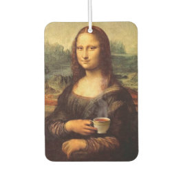 Mona Lisa som håller hett te (Leonardo da Vinci)
