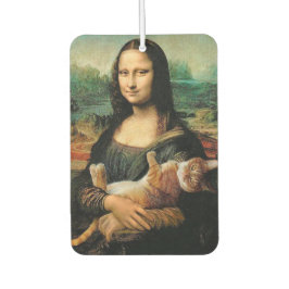 Mona Lisa som håller i en Cat