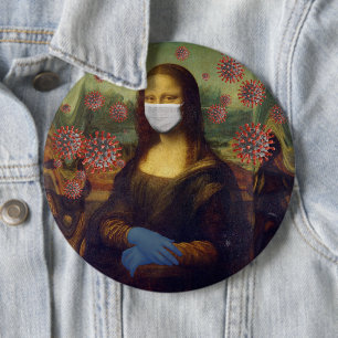 Mona Lisa spelar Säkert runt Coronavirus, ZFBP Knapp