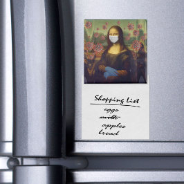 Mona Lisa spelar Säkert runt Coronavirus, ZFBP Magnet