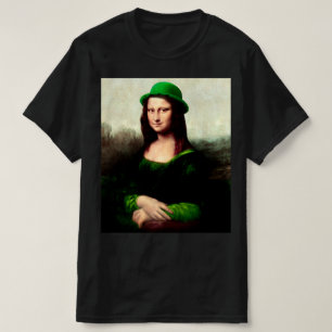 Mona Lisa St. Patrick's Day-klöver T Shirt