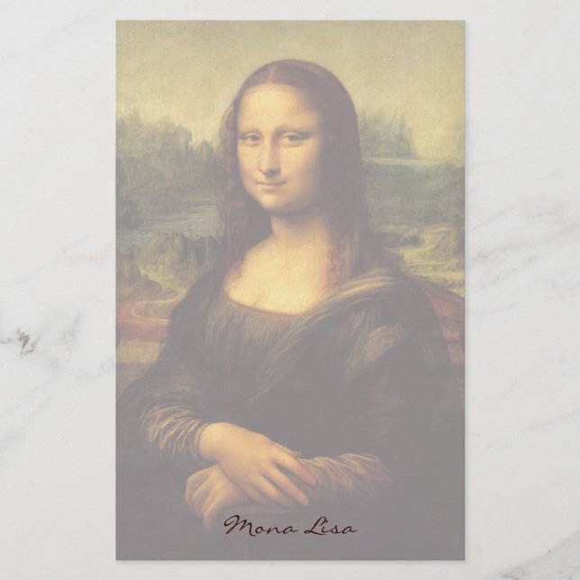 Mona Lisa Stationery Brevpapper (Framsida)