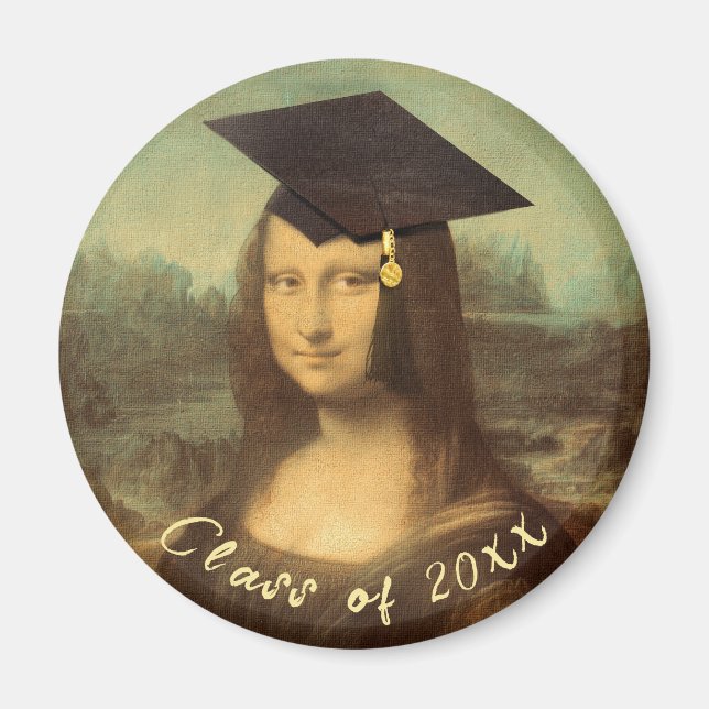 Mona Lisa Studenten Magnet (Framsidan)