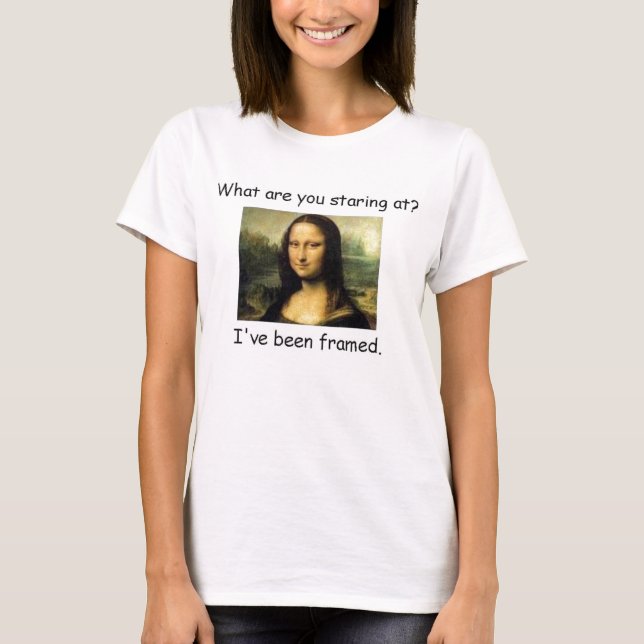 Mona Lisa T Shirt (Framsida)